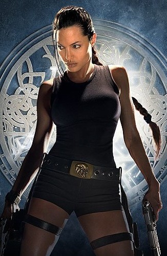 Angelina Jolie (Tomb Raider)  Tomb raider angelina jolie, Brad pitt and angelina  jolie, Lara croft angelina